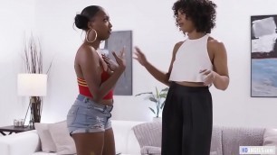 Sexy ass black stepmom learning new moves from hot stepdaughter - Misty Stone&comma; Daya Knight