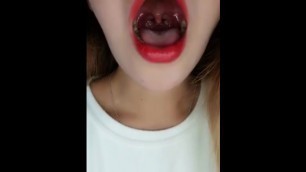 Chinese Girl's Uvula and Throat