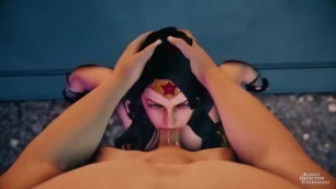 Wonder Woman Throat Fuck by KawaiiDetectiveEnthusiast (Sound)