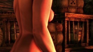 The Witcher 2 - Geralt & Mottle Sex Scene in Vergen (Extended)