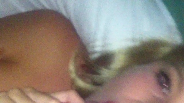 Blonde british girl, nice blowjob (see also pictures)