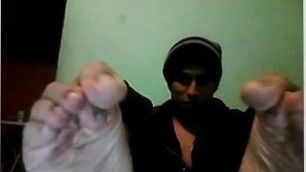 chatroulette straight male feet - seriously meaty feet