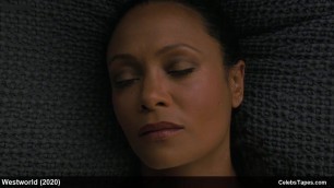 Thandie Newton nude frontal scenes from Westworld