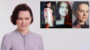 Daisy Ridley reacting to cum tribute, tributers. Fake