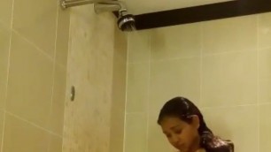 Singaporean Malay Girl Showering