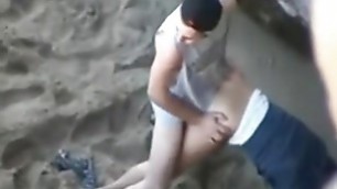 Quick and Hard fuck on the Beach